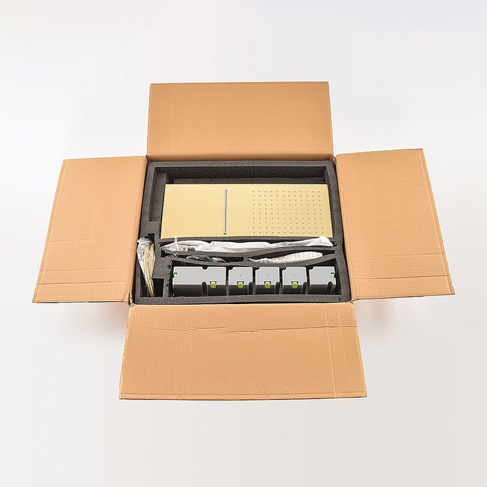 SC726A 23 - brushed gold built-in shower system 1000&1000 - packing