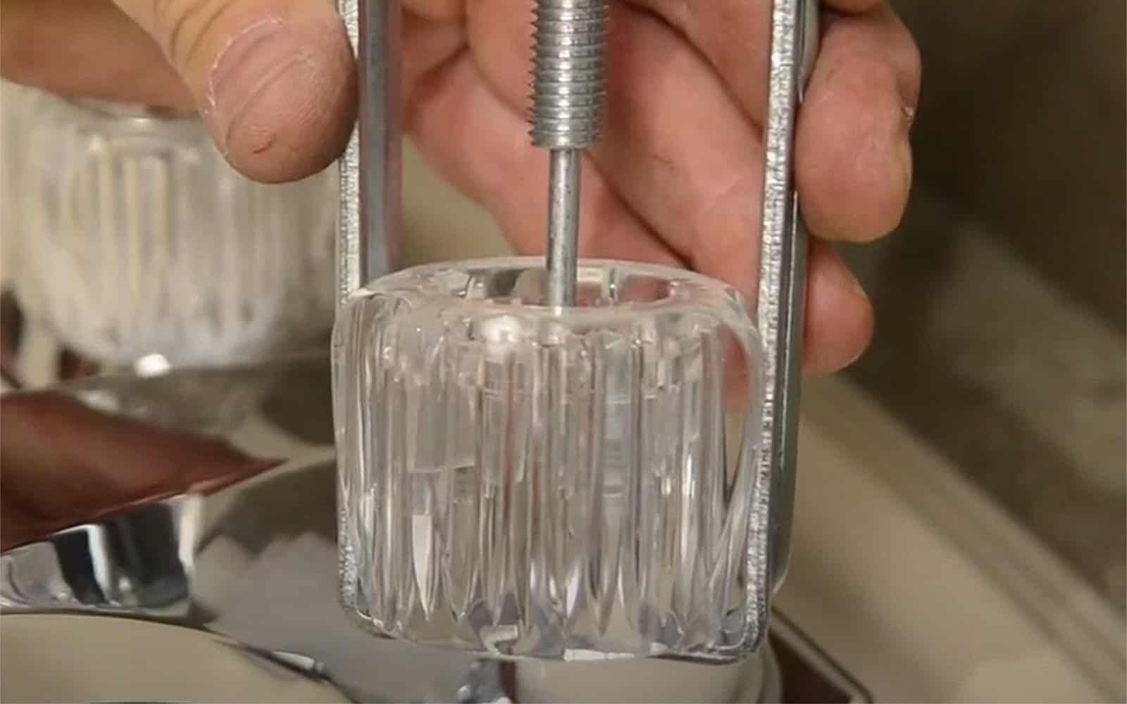 Pull the Handle Off-one step of remove a faucet handle