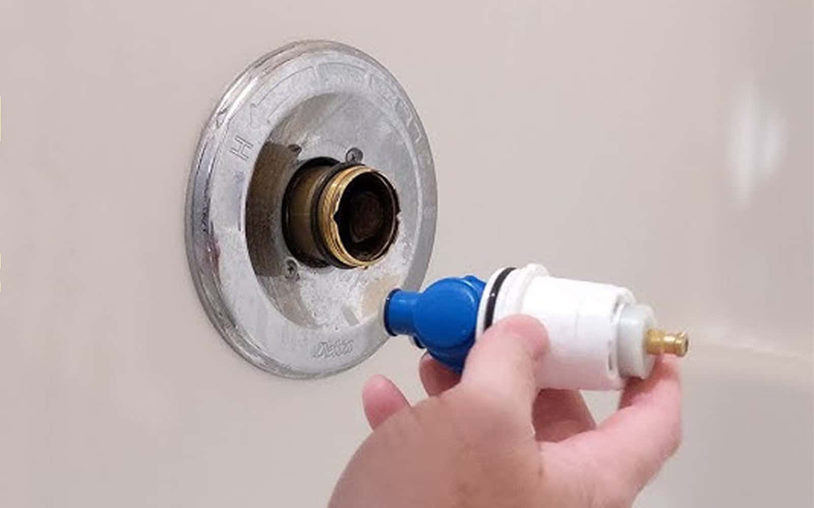 fix a shower faucet-change shower faucet cartridge