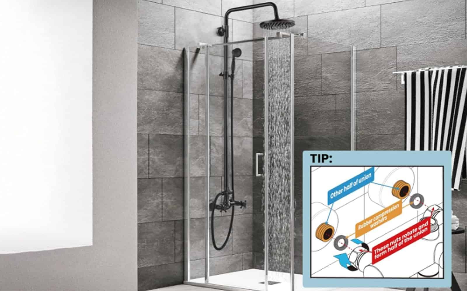Gotonovo Exposed Bathroom Shower Faucet Set