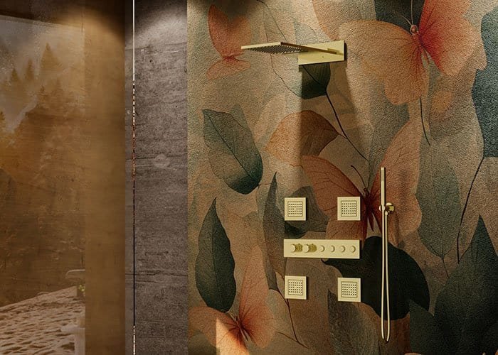luxury shower system with jets full scene - 700500