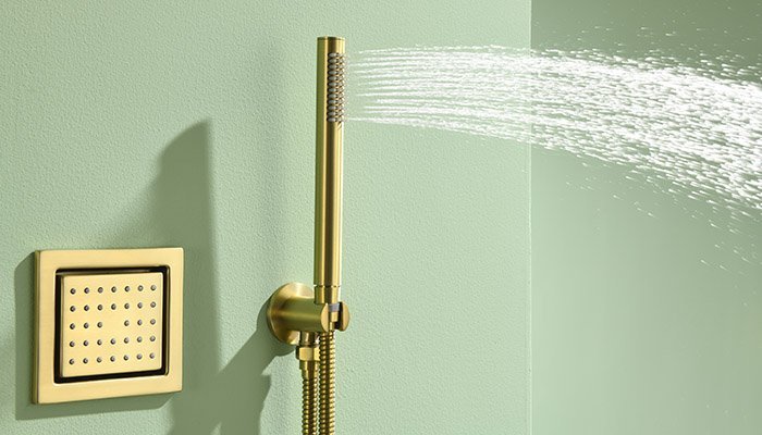 luxury shower system with jets - hand shower - 700400