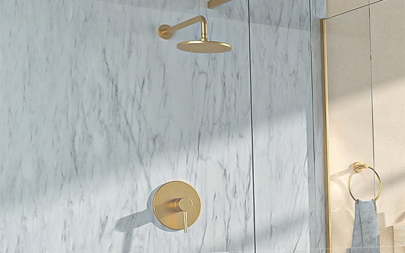 Single handle shower system