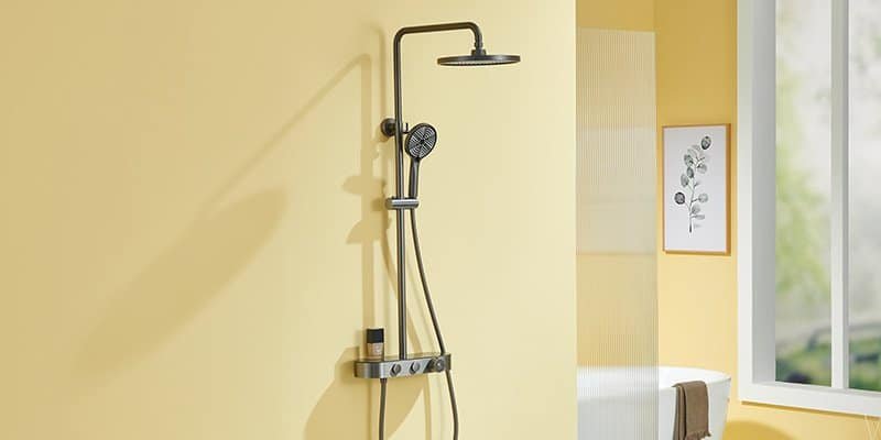 exposed pipe shower system SC844A