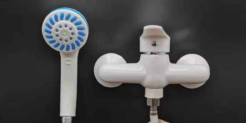 plastic shower set
