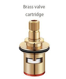 Brass valve cartridge