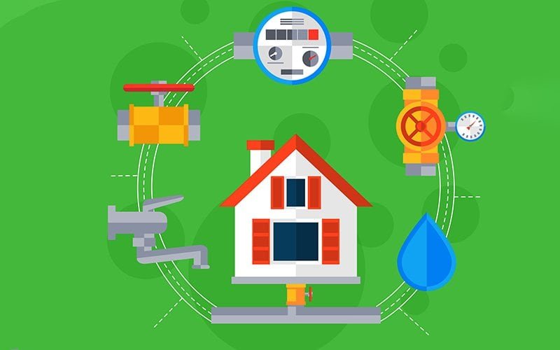 Test your home's water pressure with a pressure gauge