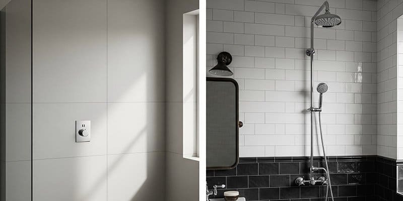 concealed shower faucet vs exposed shower faucet