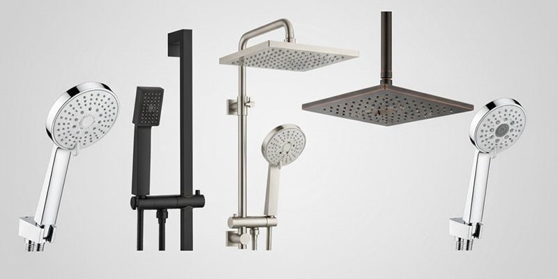 types of shower head list